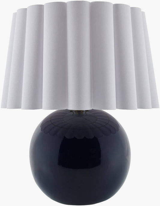 Lajoya Traditional Dark Blue Table Lamp