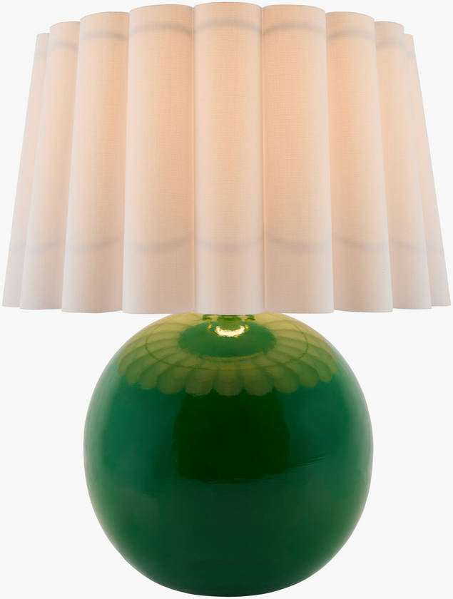Lajoya Traditional Green Table Lamp