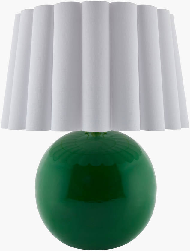 Lajoya Traditional Green Table Lamp