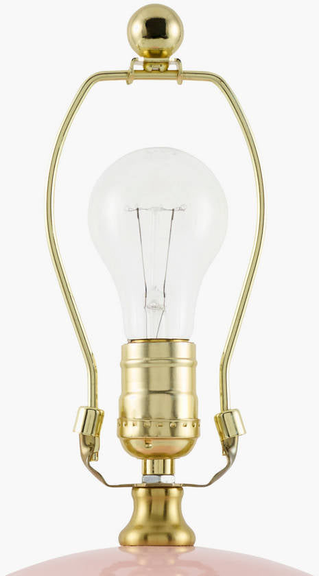 Lajoya Traditional Pink Table Lamp