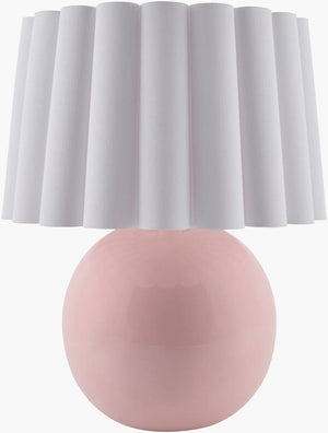 Lajoya Traditional Pink Table Lamp