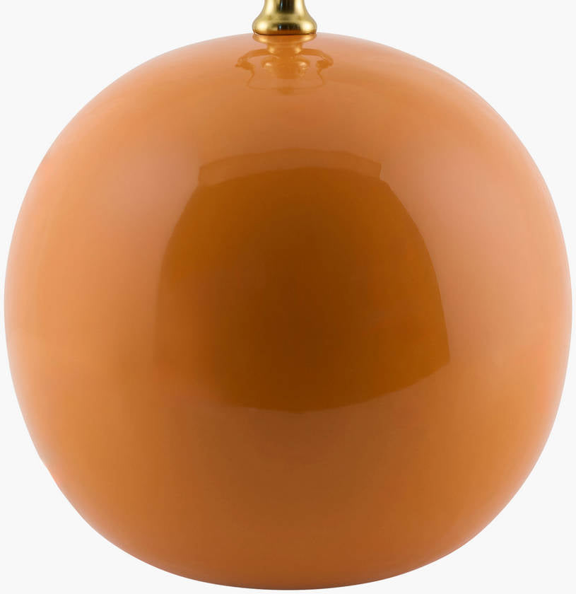 Lajoya Traditional Orange Table Lamp