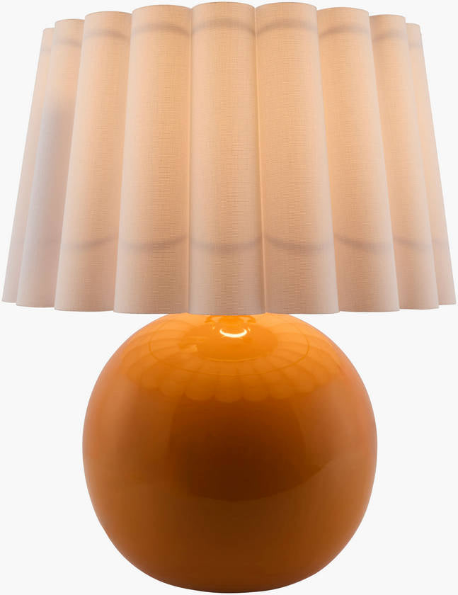 Lajoya Traditional Orange Table Lamp