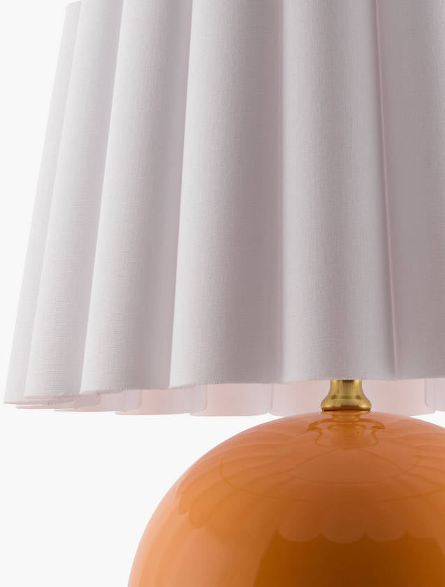 Lajoya Traditional Orange Table Lamp