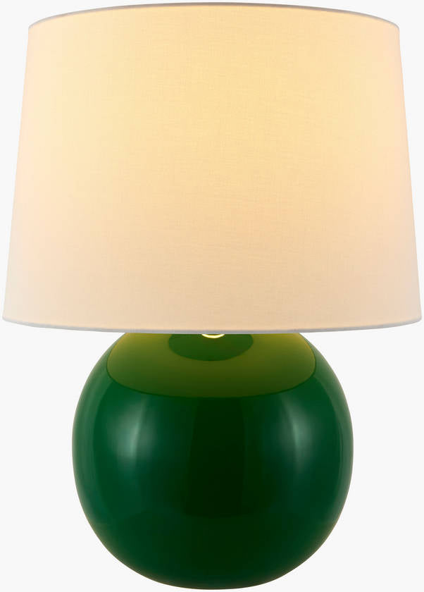 Demetris Traditional Green Table Lamp