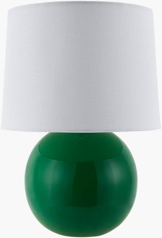 Demetris Traditional Green Table Lamp