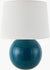 Demetris Traditional Blue Table Lamp