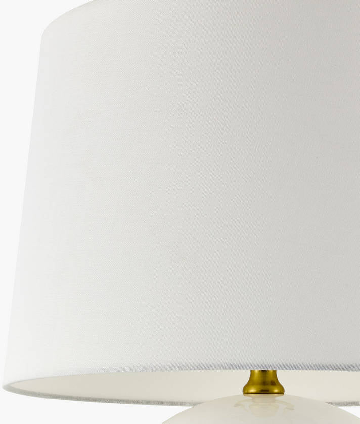 Demetris Traditional White Table Lamp