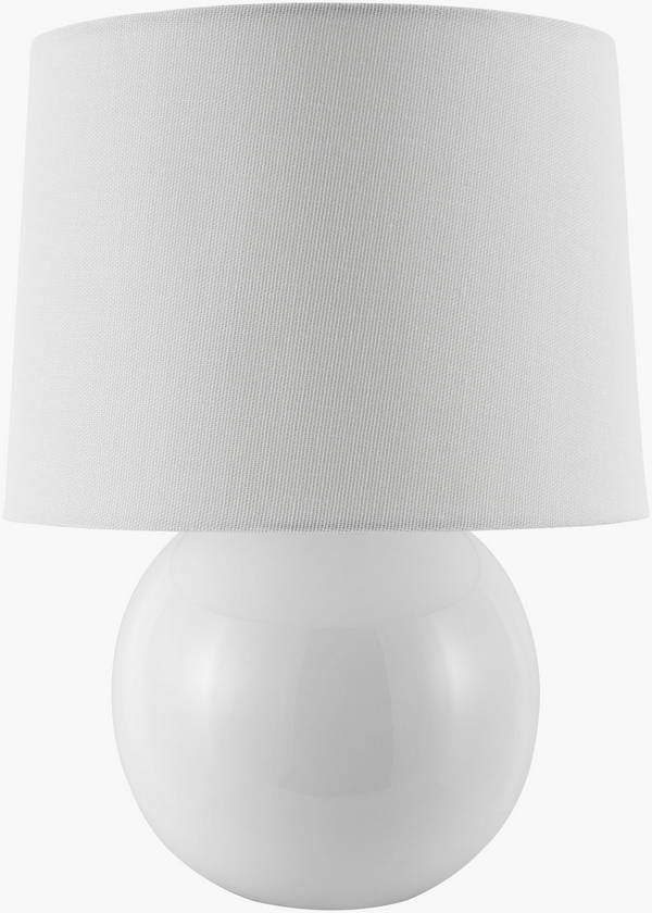 Demetris Traditional White Table Lamp