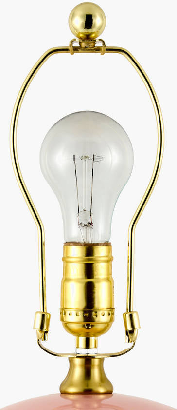 Demetris Traditional Pink Table Lamp