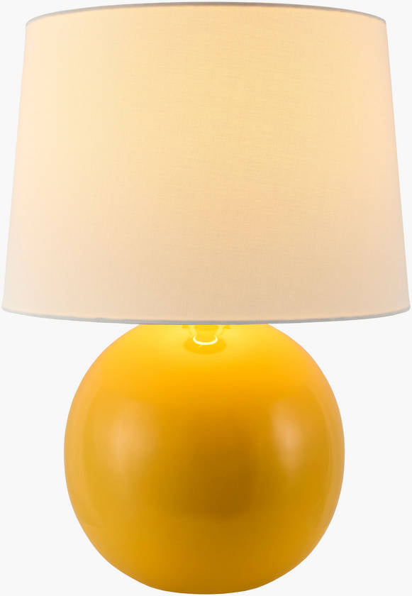 Demetris Traditional Yellow Table Lamp
