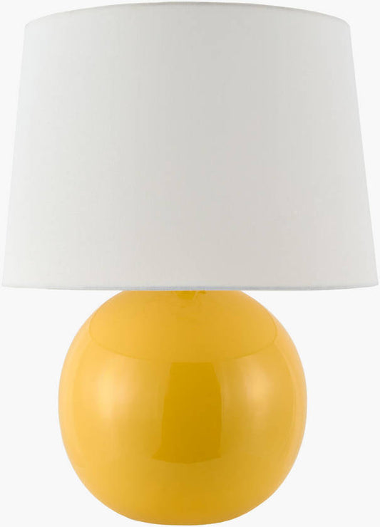 Demetris Traditional Yellow Table Lamp