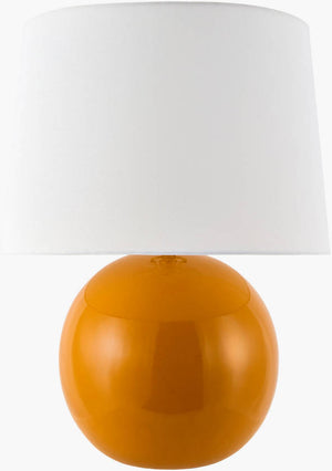Demetris Traditional Orange Table Lamp