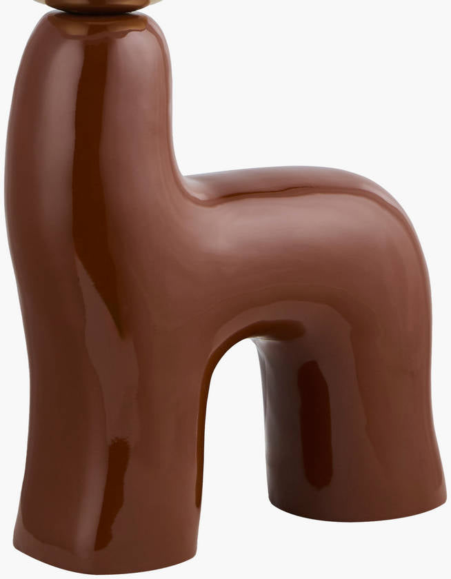 Leslee Cottage Brown Table Lamp