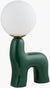 Leslee Cottage Green Table Lamp