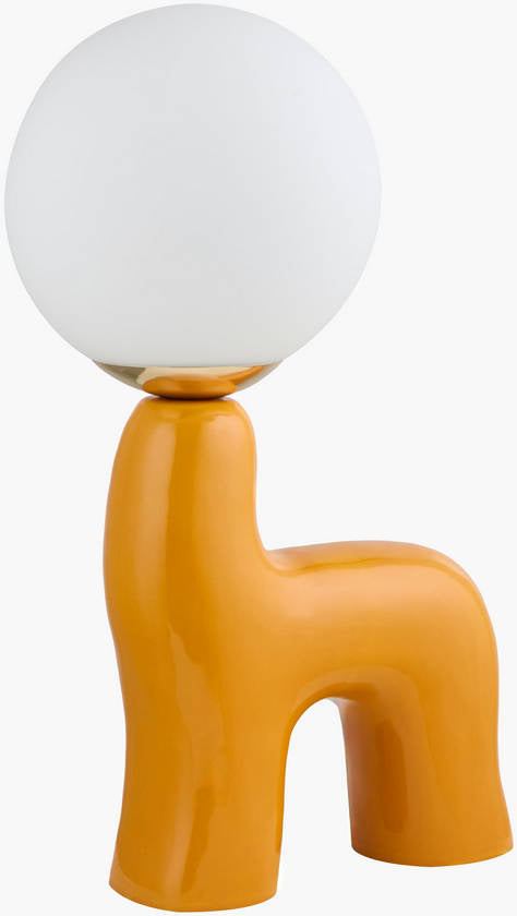 Leslee Cottage Orange Table Lamp
