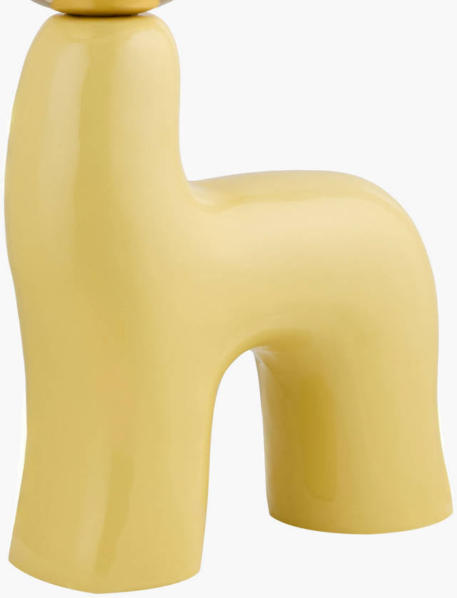 Leslee Cottage Yellow Table Lamp