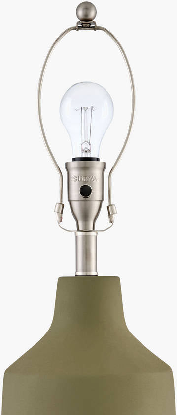 Lenord Cottage Dark Green Table Lamp