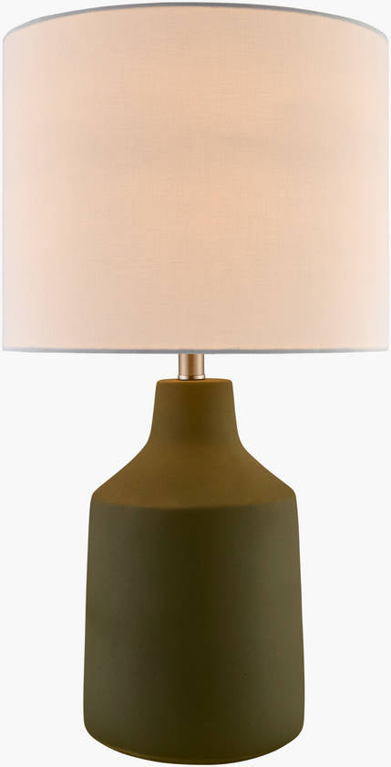 Lenord Cottage Dark Green Table Lamp