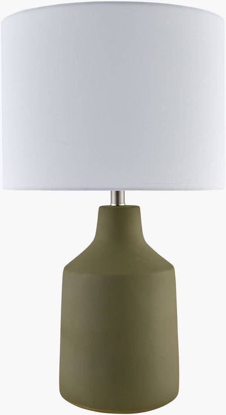 Lenord Cottage Dark Green Table Lamp
