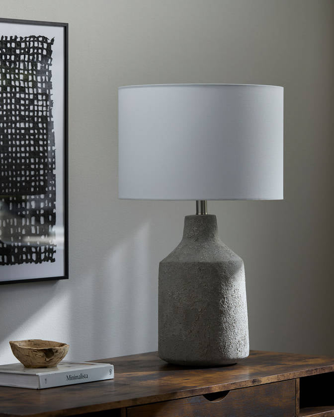 Lenord Cottage Gray Table Lamp