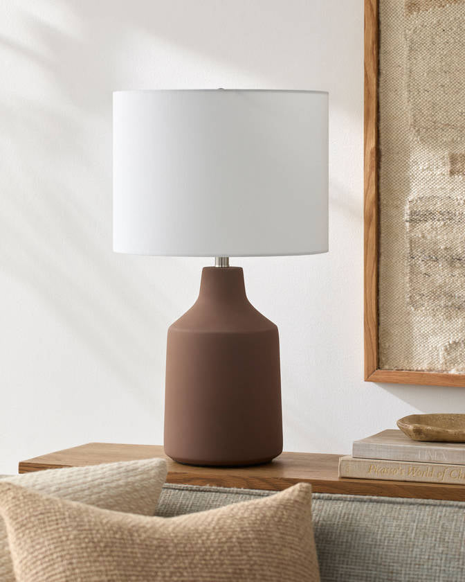 Lenord Cottage Rust Table Lamp