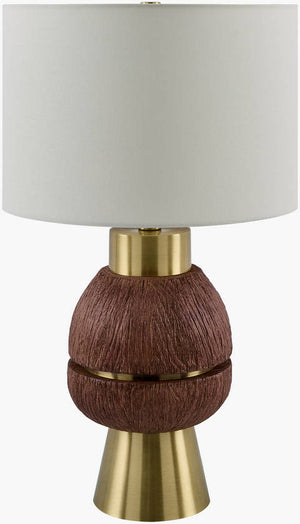 Tangie Traditional Dark Brown Table Lamp