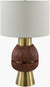 Tangie Traditional Dark Brown Table Lamp