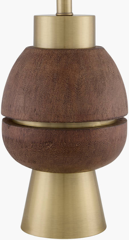 Tangie Traditional Brown Table Lamp