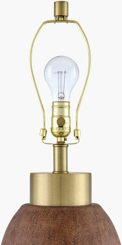 Tangie Traditional Brown Table Lamp