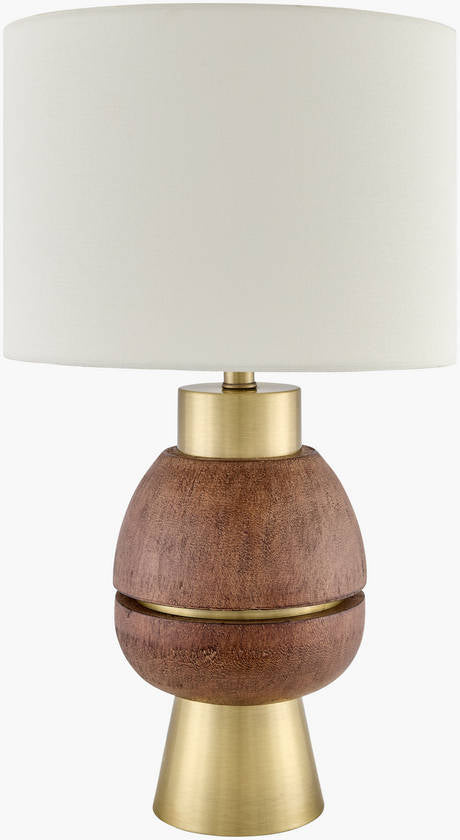 Tangie Traditional Brown Table Lamp