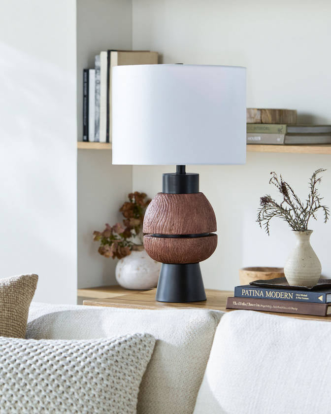 Tangie Traditional Black Table Lamp