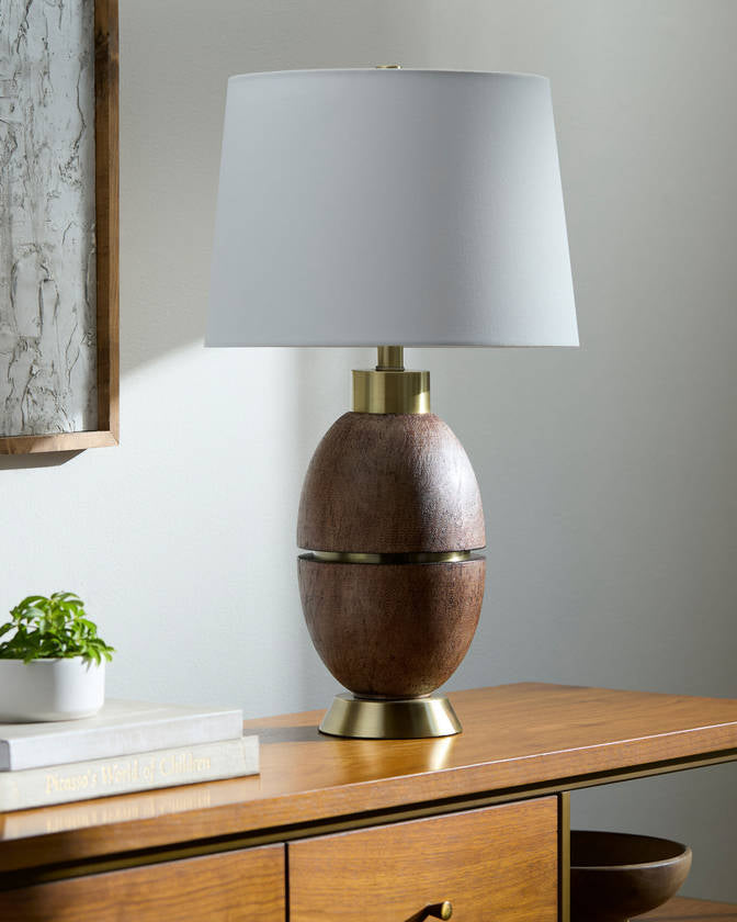 Baylie Traditional Brown Table Lamp