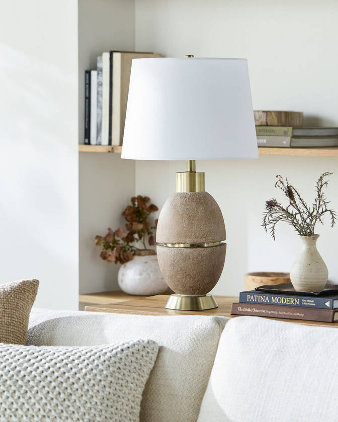 Baylie Traditional Cream Table Lamp