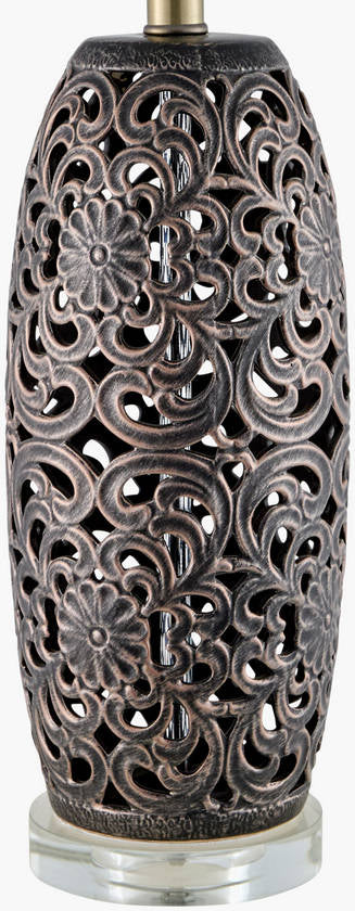 Olga Traditional Gray Table Lamp