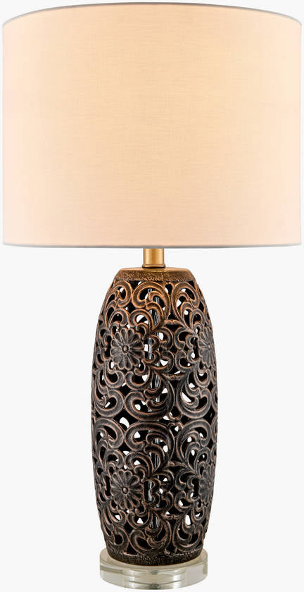 Olga Traditional Gray Table Lamp