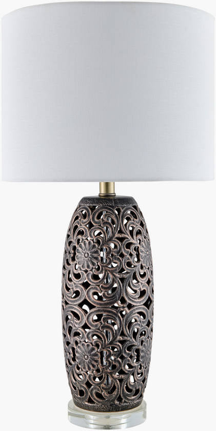 Olga Traditional Gray Table Lamp