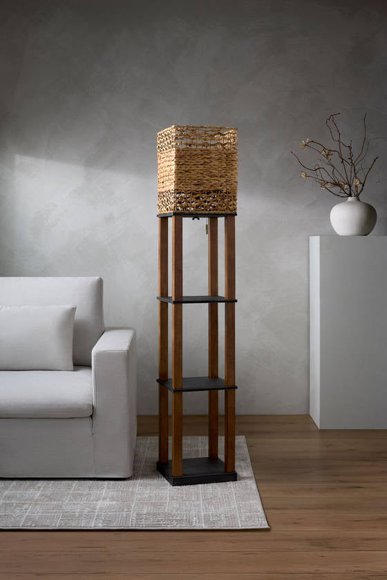 Kirkland Global Dark Brown Floor Lamp