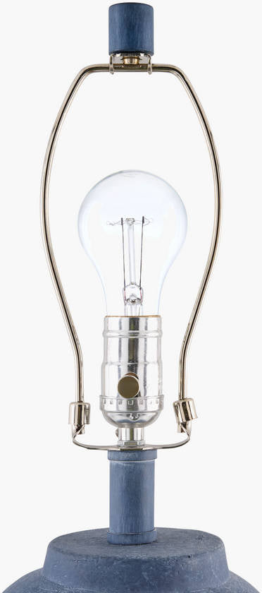 Wilbert Traditional Dark Blue Table Lamp