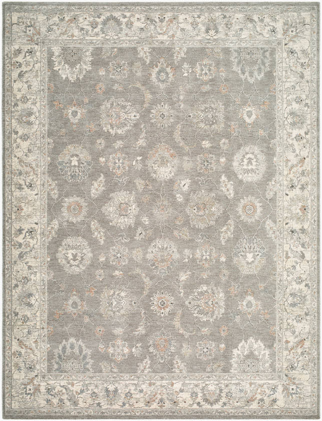 Georgena Traditional Light Slate Area Rug