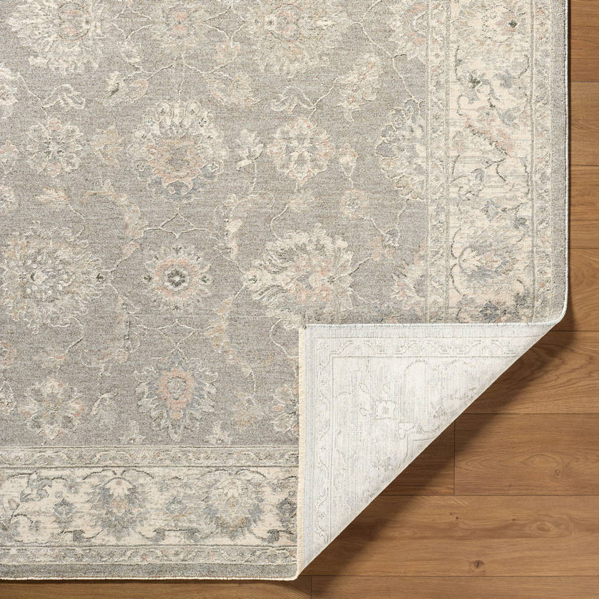 Georgena Traditional Light Slate Area Rug