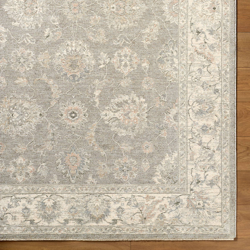 Georgena Traditional Light Slate Area Rug