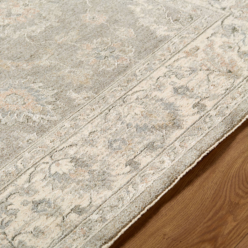 Georgena Traditional Light Slate Area Rug