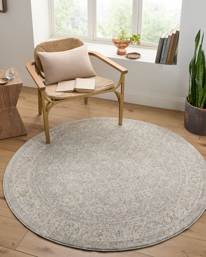Deonta Traditional Slate Area Rug