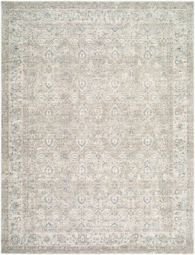 Deonta Traditional Light Slate Area Rug