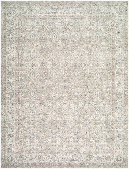 Deonta Traditional Light Slate Area Rug