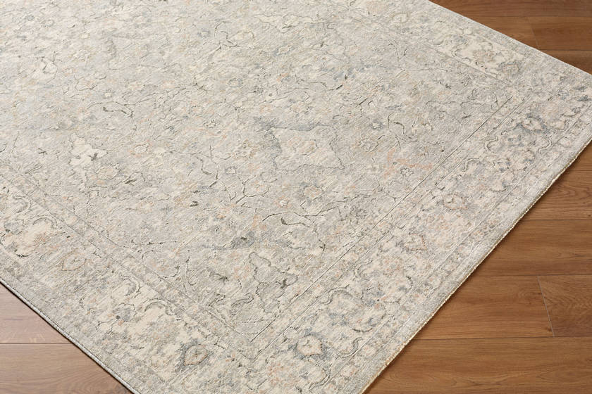 Eboni Traditional Light Slate Area Rug