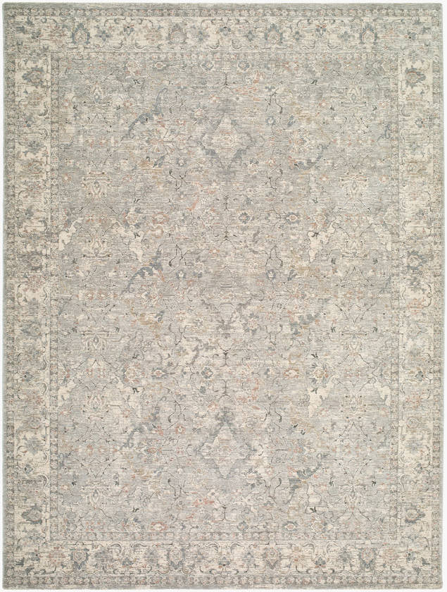 Eboni Traditional Light Slate Area Rug