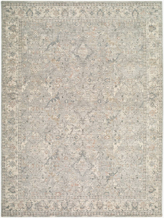 Eboni Traditional Light Slate Area Rug