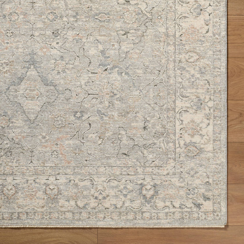 Eboni Traditional Light Slate Area Rug